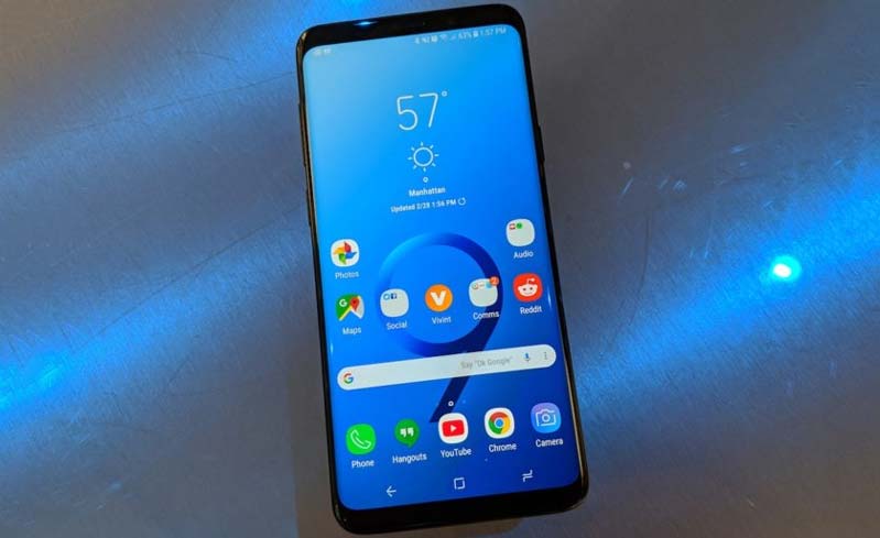 Mẹo trên màn hình chính của Samsung Galaxy S9/ S9 + hình 4 Samsung Galaxy S9