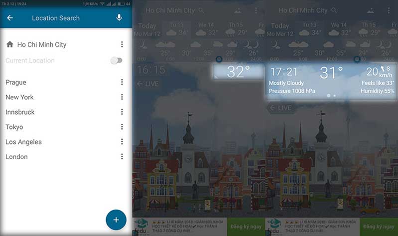 cach tao hinh nen thay doi theo thoi tiet tren smartphone android hinh anh 3