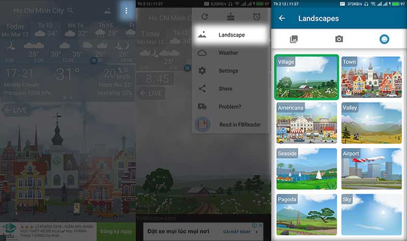 cach tao hinh nen thay doi theo thoi tiet tren smartphone android hinh anh 4