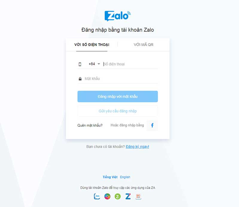 Khởi động trình duyệt web và truy cập vào đường dẫn