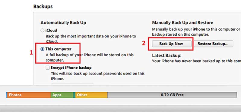 cach sao luu tat ca du lieu tren ios hinh anh 5