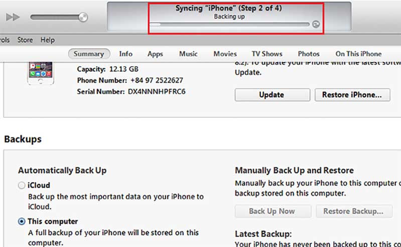 cach sao luu tat ca du lieu tren ios hinh anh 6