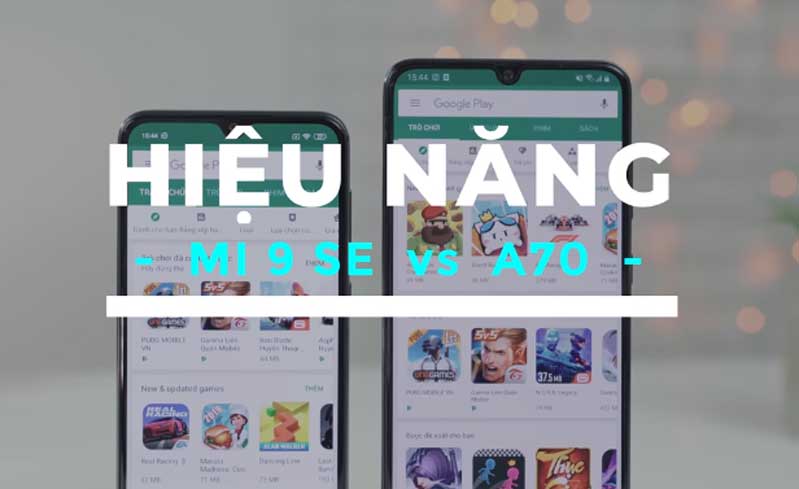 So sánh Xiaomi Mi 9 SE và Samsung Galaxy A70