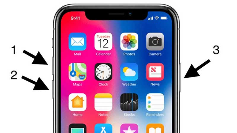Thiết lập lại iPhone XS