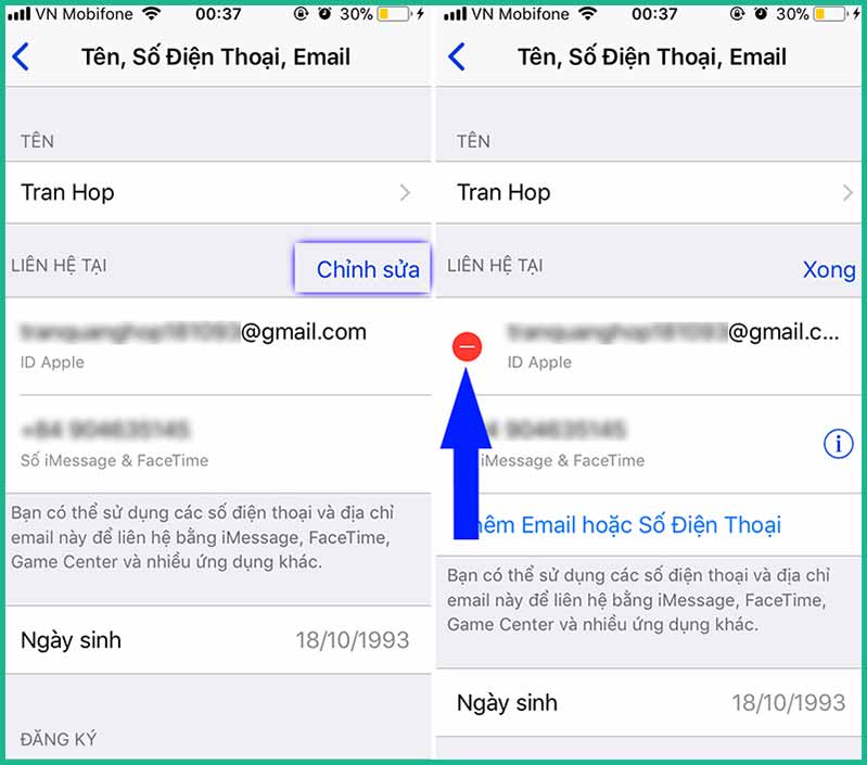 huong dan doi apple id tu yahoo mail gmail thanh icloud hinh anh 3