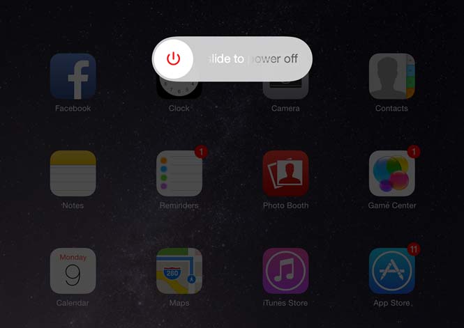 cach mo nguon iPhone/ iPad khi nut nguon bi hu hinh 5