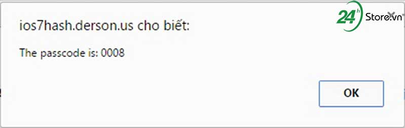 mã của bạn đã được tìm thấy