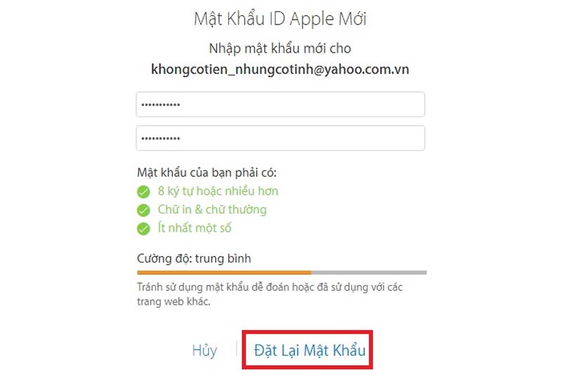Hướng dẫn lấy lại mật khẩu Apple ID đã mất trong vòng 30s hình 3 Hướng dẫn lấy lại mật khẩu Apple ID