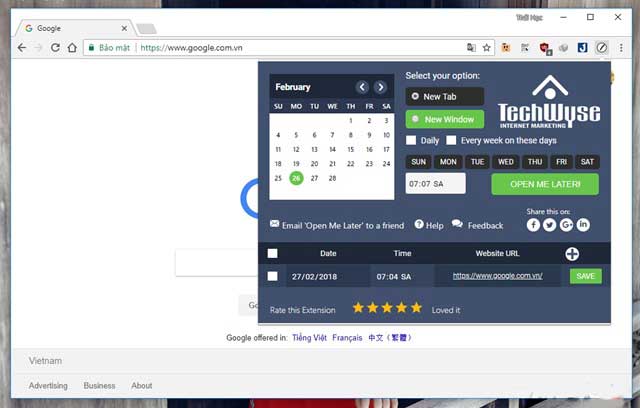 Bấm Add và Save để hoàn thành