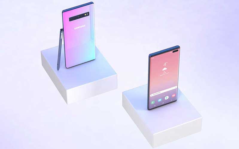 Nó kèm theo biến thể Galaxy Note 10 Pro Thiết kế Note 10 tương tự Pro