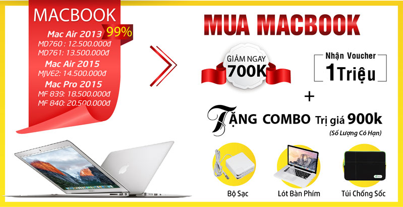 Mua Macbook 99%