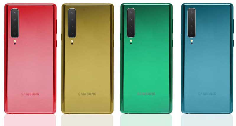 Bốn biến thể của Note 10