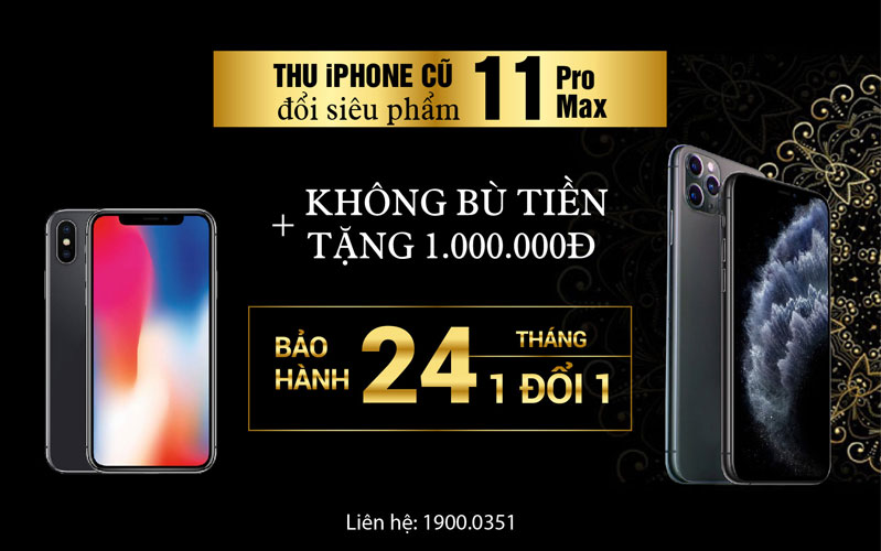 thu cũ đổi mới với dòng sản phẩm iphone 11