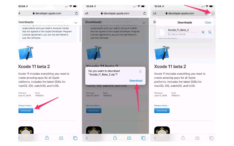Safari tích hợp trình quản lý tải xuống