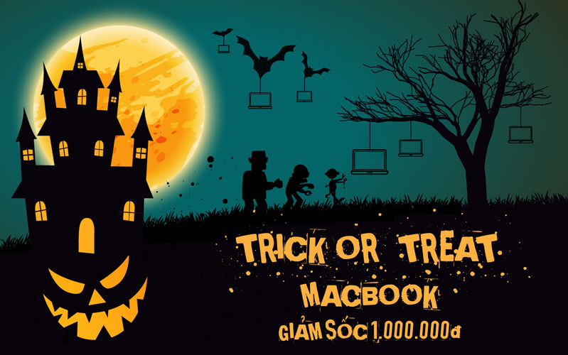 Lễ hội ma - Macbook giảm thả ga 