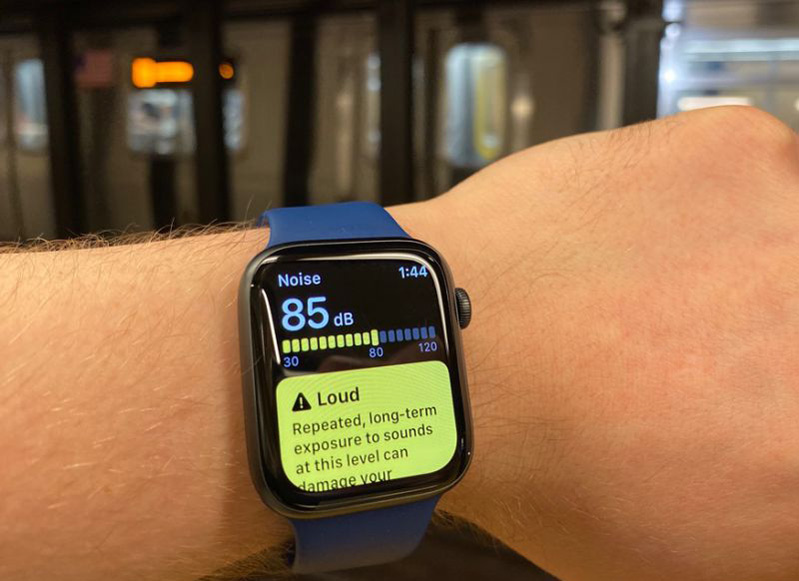 Apple Watch Series 5 Một số tính năng khác và watchOS 6 hình 2 Tính năng cảnh báo tiếng ồn