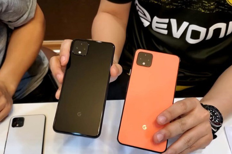 Google Pixel 4 có màu cam