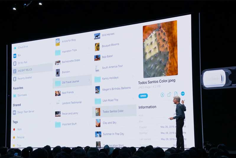 thiết kế mới trên iOS 13
