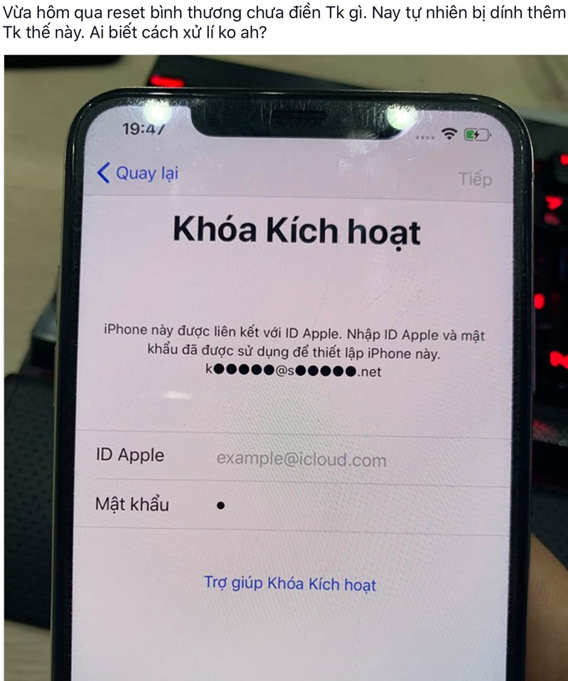 Lộ số IMEI Vì sao tài khoản iCloud bị khoá?