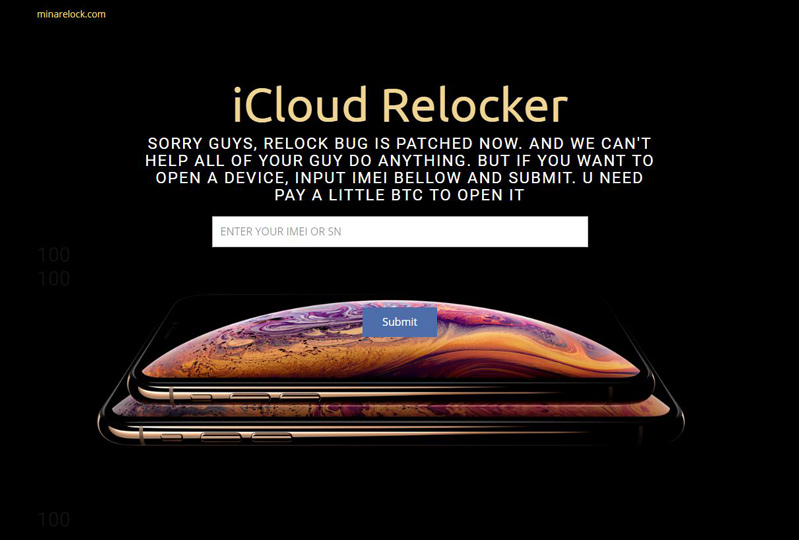 lỗi bảo mật iCloud Relock