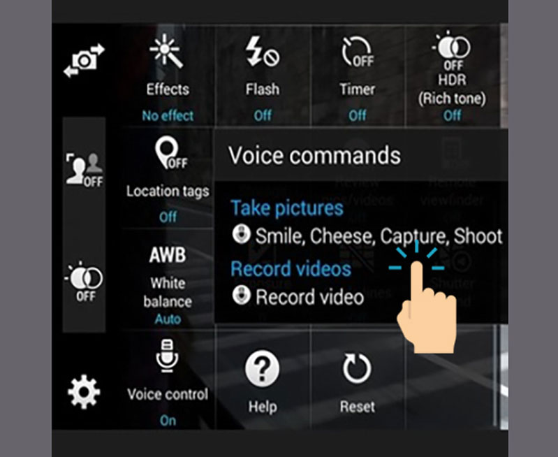 Hướng dẫn cài đặt cách chụp ảnh bằng giọng nói hình 3
