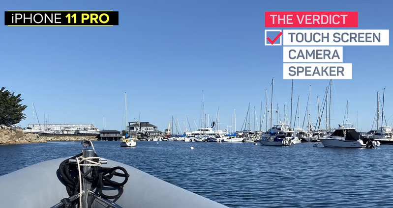 kết quả thực nghiệm trên iphone 11 pro