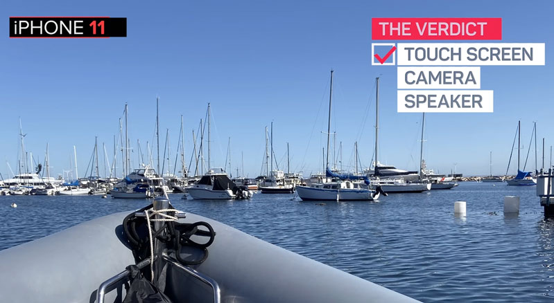 kết quả thực nghiệm trên iphone 11