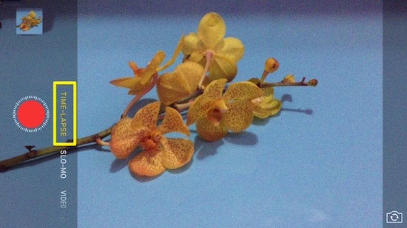 Tính năng tua nhanh thời gian Time-lapse