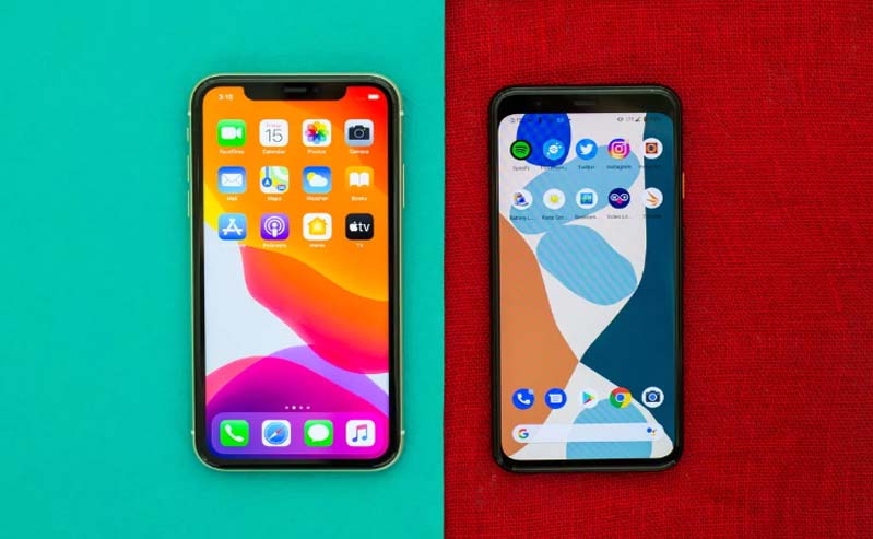 Thiết kế: Giao diện bóng bẩy của iPhone 11 hay màn hình mượt của Pixel 4