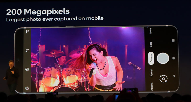 hỗ trợ máy ảnh đến 200 megapixel