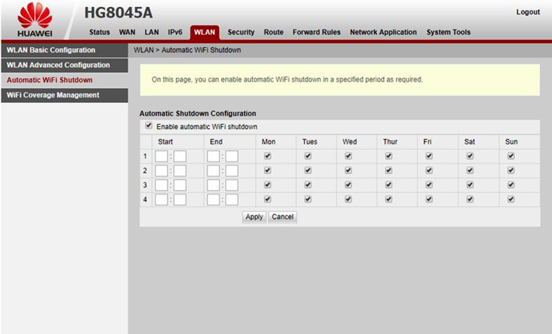 Tắt và mở Wi-Fi tự động