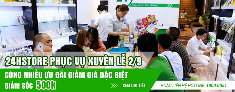 24hStore phục vụ xuyên lễ