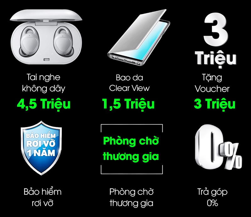 bộ quà khuyến mãi tặng kèm khi đặt trước samsung galaxy s10, s10 plus