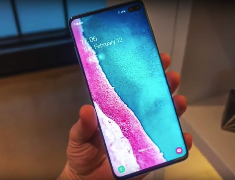trên tay samsung galaxy s10 plus