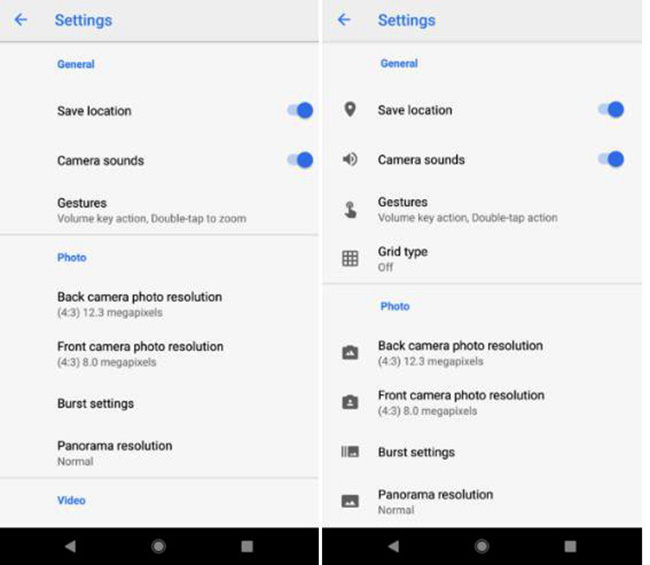 setting google camera