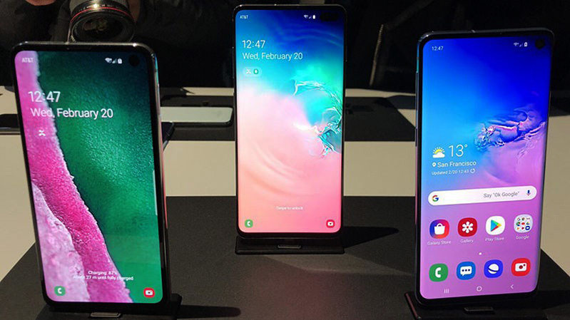 bộ ba samsung galaxy s10 lộ diện