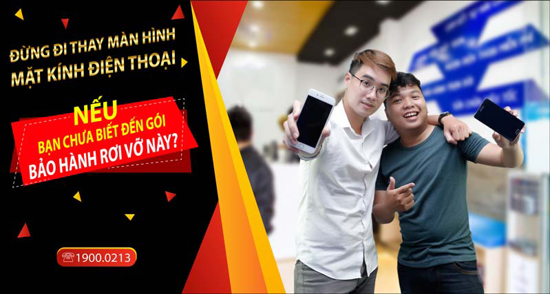 gói bảo hành rơi vỡ tại 24hstore