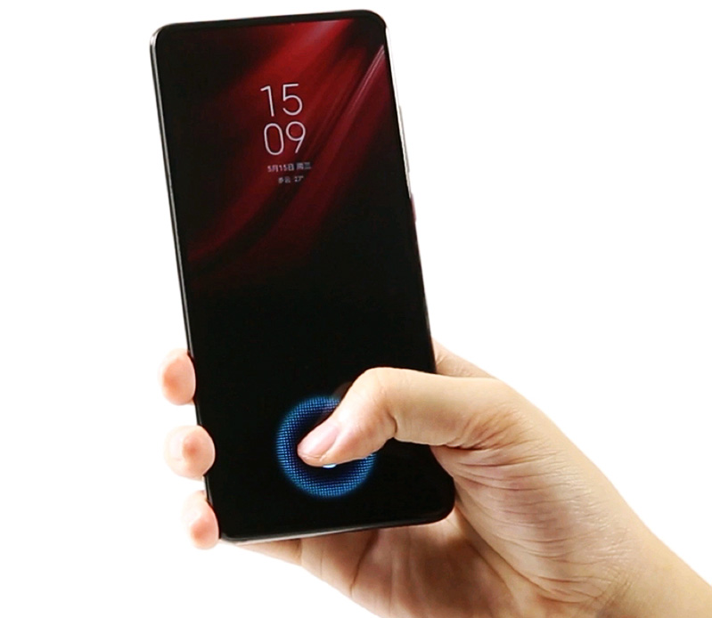cảm biến vân tay trên màn hình redmi k20