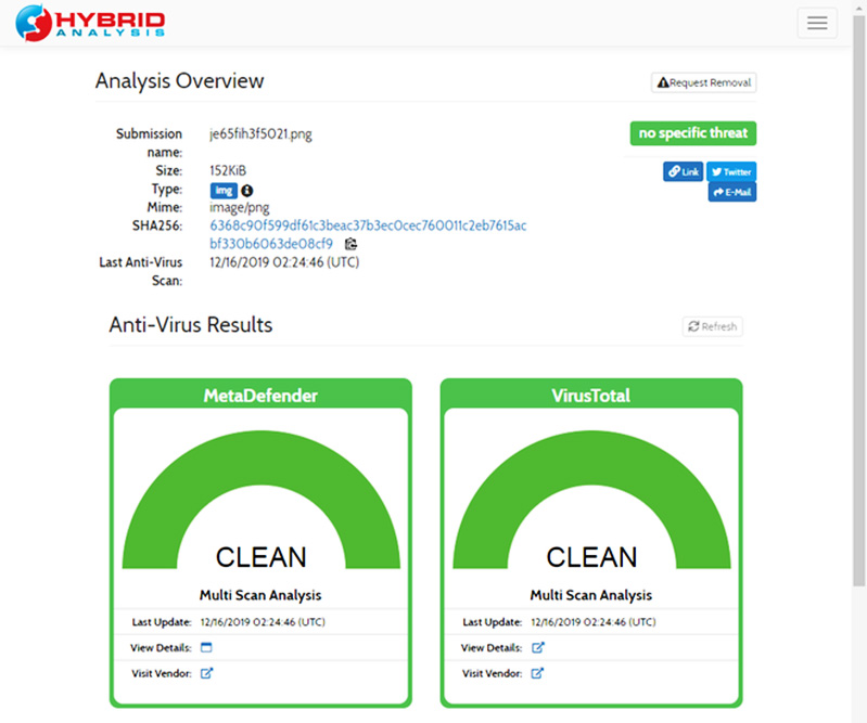 kiểm tra mã độc hình ảnh