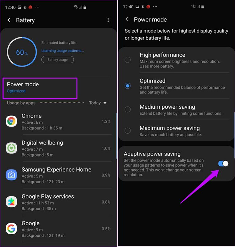 điều chỉnh năng lượng thích ứng
