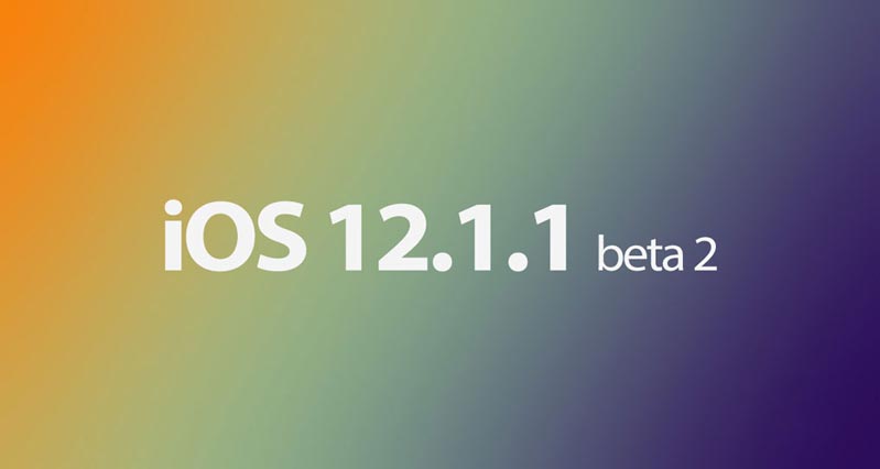 phiên bản iOS 12.1.2 beta 2 dành cho nhà phát triển
