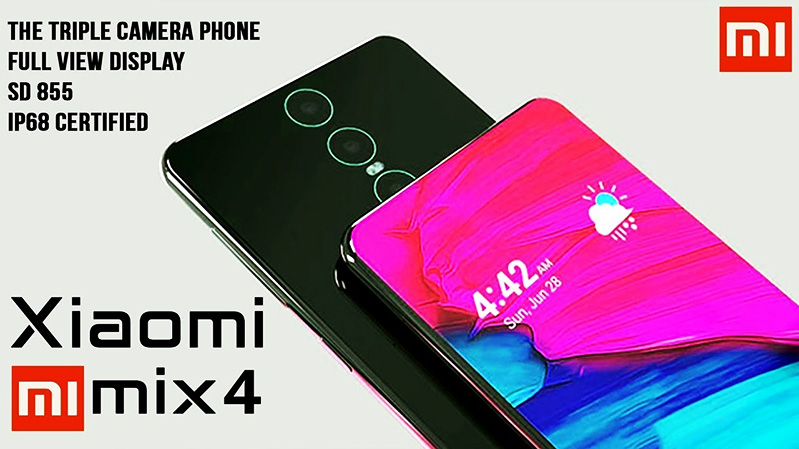 Hé lộ cấu hình Xiaomi Mi MIX 4: chip Snapdragon 855, sạc nhanh 100W xiaomi mi mix 4