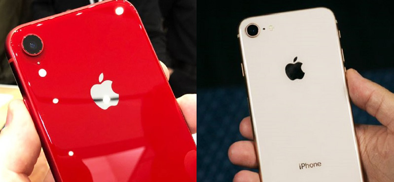 camera sau của iPhone Xr và iPhone 8