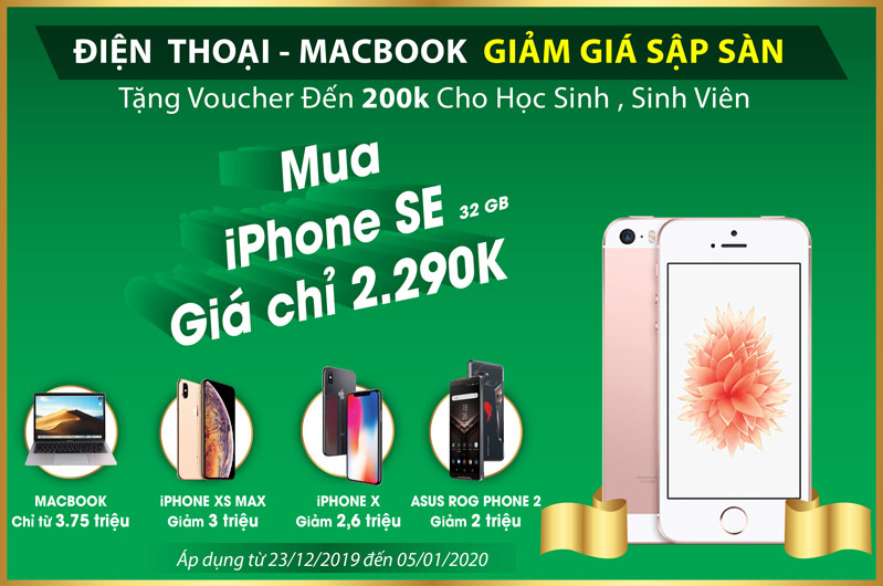 SĂN MACBOOK/ ĐIỆN THOẠI GIÁ RẺ DÀNH CHO SINH VIÊN