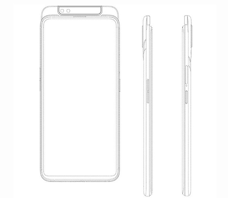 thiết kế mô phỏng oppo màn hình trượt