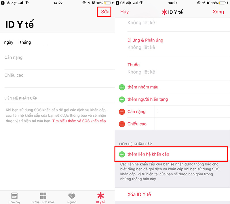 Thêm liên hệ khẩn cấp