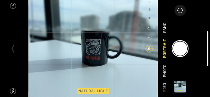 Thử dùng tính năng Portrait