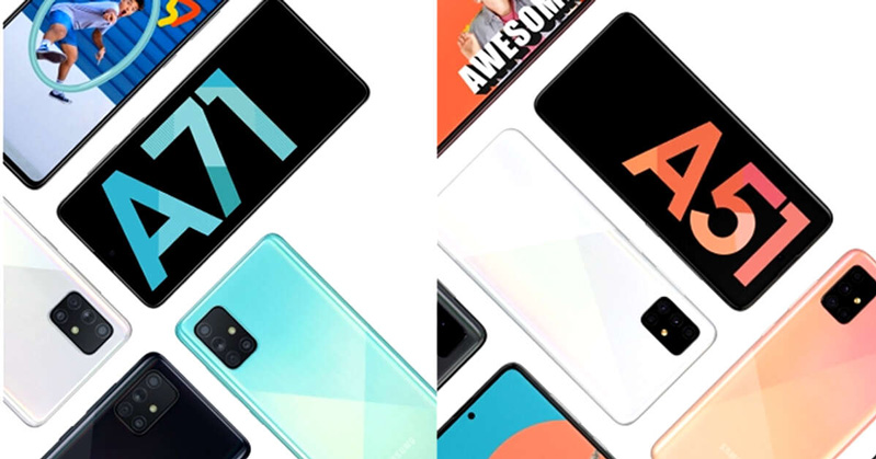 Giá Galaxy A71, A51 rò rỉ ngay trước thời điểm ra mắt tại Ấn Độ