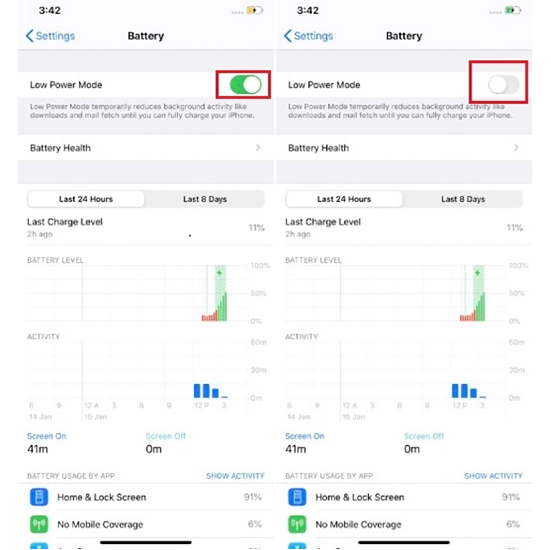 Khắc phục vấn đề hao pin giảm tuổi thọ thiết bị iPhone 11 Pro hình 2 Khắc phục vấn đề hao pin giảm tuổi thọ thiết bị iPhone 11 Pro hình 2