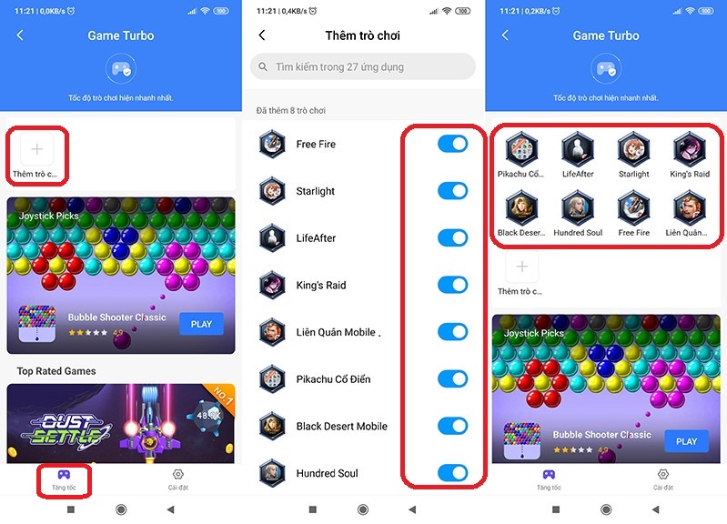 nâng cao trải nghiệm chơi game trên smartphone xiaomi